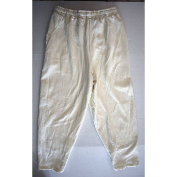 Urban Outfitters Women's Sz M Ivory Out From Under Jayden Lace-Inset Sweatpants - Picture 2 of 13